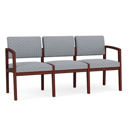 Lesro 3 Seat Tandem Seating W/ No Center Arms, 65 in W 26 in L 31.5 in H, Lenox Series LW3101